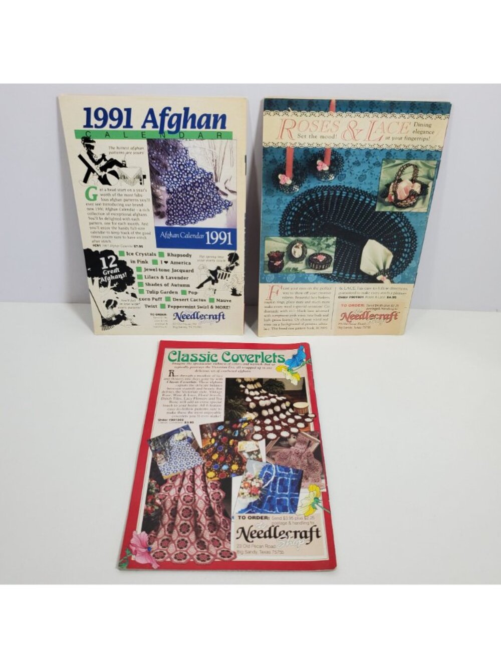 Crochet Home Magazine Issues 19 20 21 Creative Patterns 1990 1991 - Picture 5 of 8